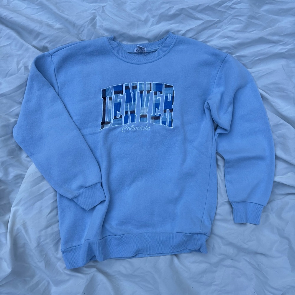 Rue21 - Blue Denver Crewneck Sweatshirt